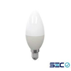 Ampolleta led vela e14 6w 3000k