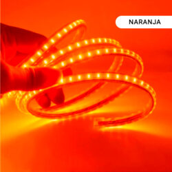 Cinta Led 220V Naranja 2835 Interior/Exterior 1metro
