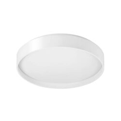 Lámpara led redonda sobrepuesta blanca 36w+36w c/control
